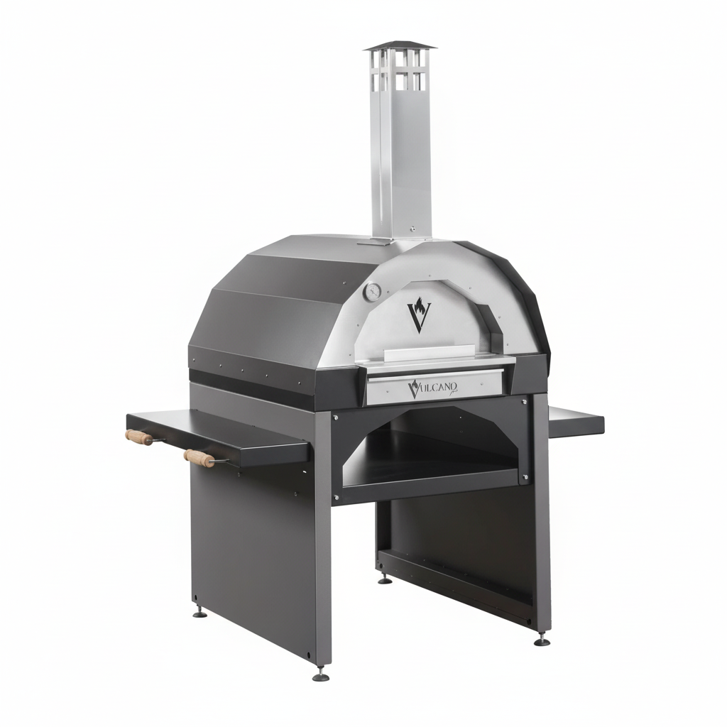 Vulcano Steel Countertop Wood Burning Pizza Oven